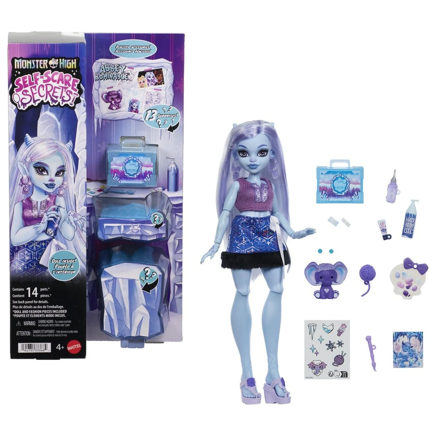 Monster High Self-Scare Secrets Lutka Abbey Bominable fotografija proizvoda