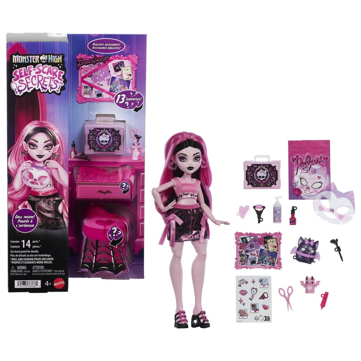 Monster High Self-Scare Secrets Lutka Draculaura fotografija proizvoda