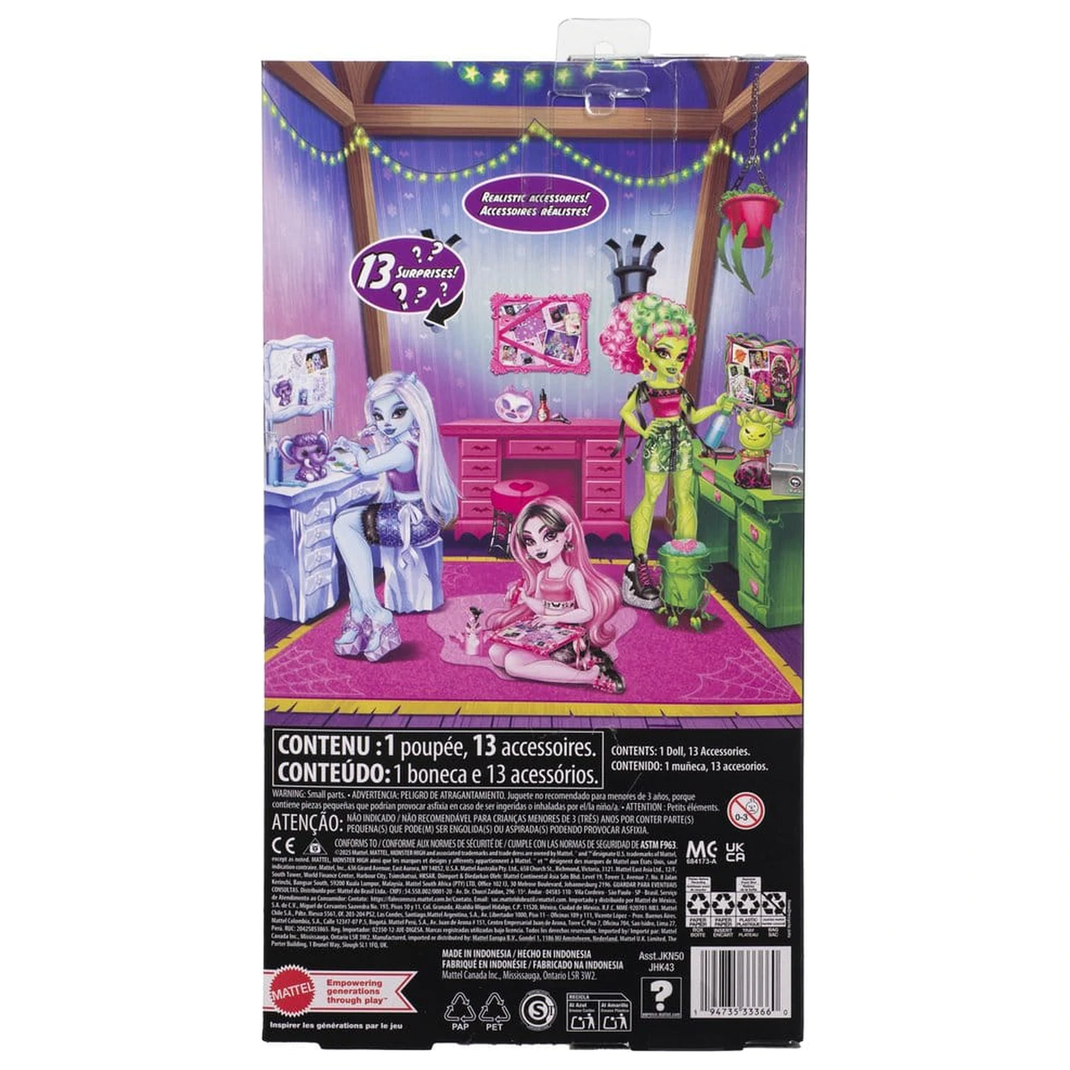 Monster High Self-Scare Secrets Lutka Draculaura fotografija proizvoda