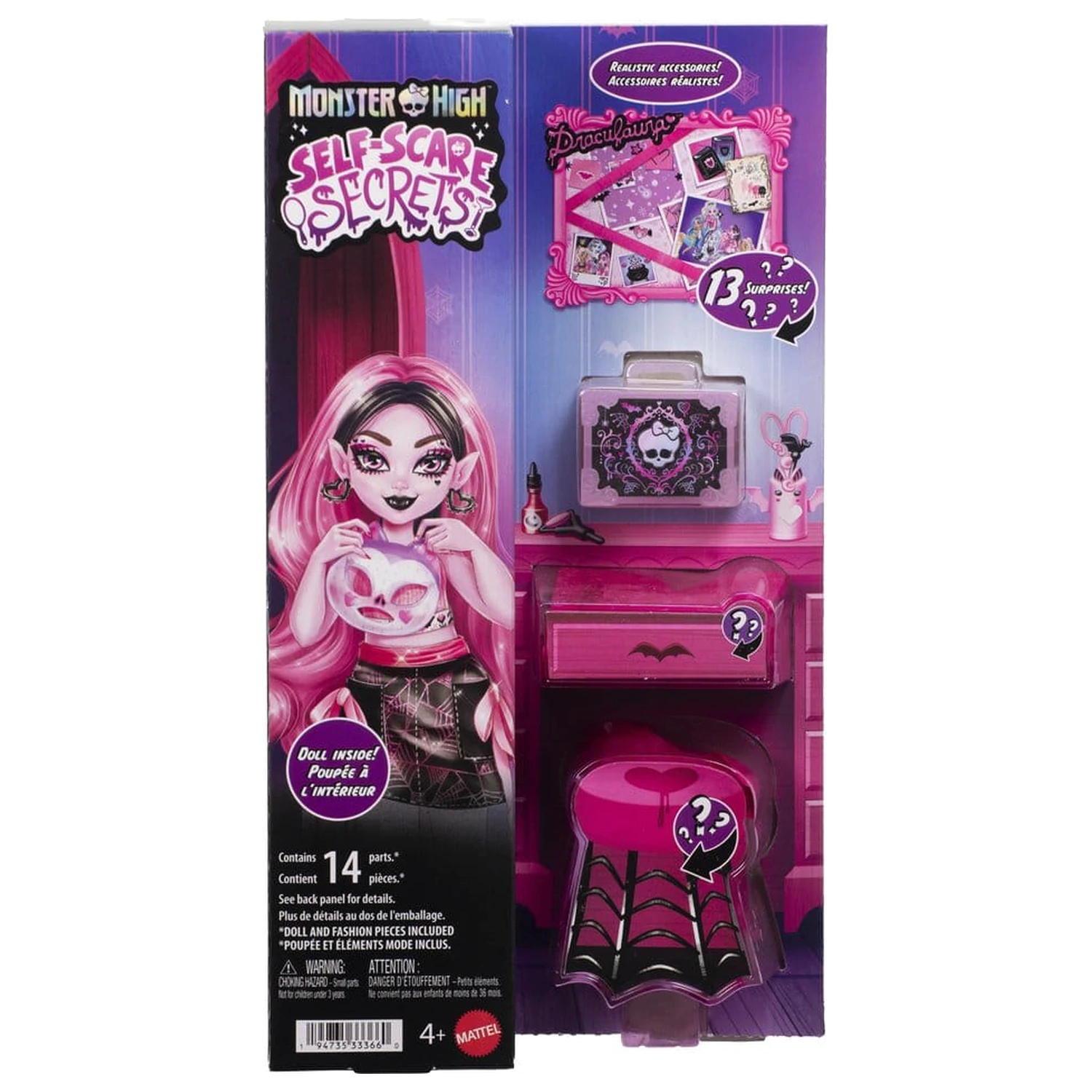 Monster High Self-Scare Secrets Lutka Draculaura fotografija proizvoda