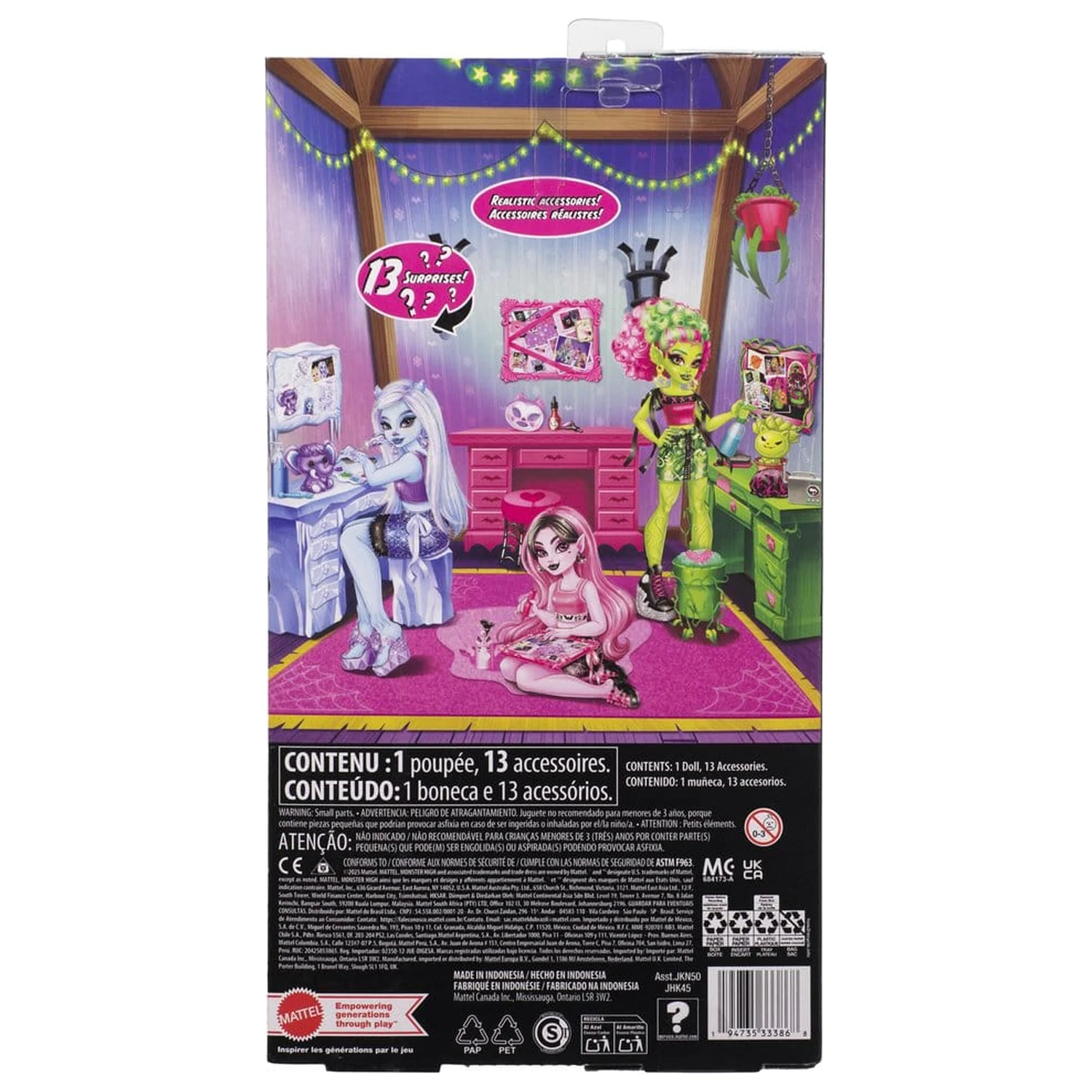 Monster High Self-Scare Secrets Lutka Venus McFlytrap fotografija proizvoda