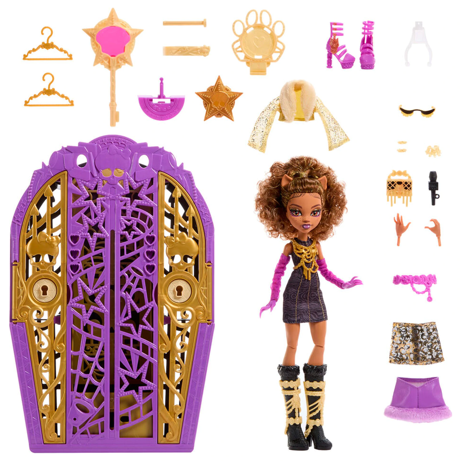 Monster High Skulltimate Secrets Hauntlywood Mysteries Clawdeen lutka fotografija proizvoda
