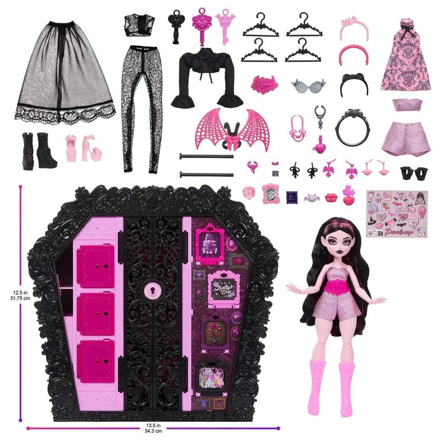 Monster High Ultimate Skulltimate Draculaura lutka i garderoba fotografija proizvoda