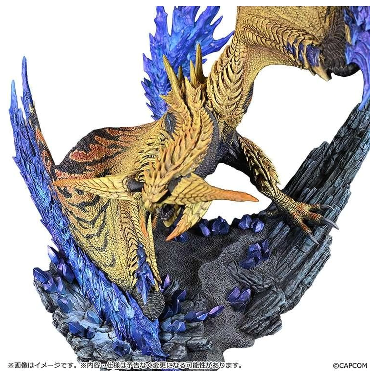 Monster Hunter Shining Thunder Wyvern Rey Dau kip, 28 cm fotografija proizvoda