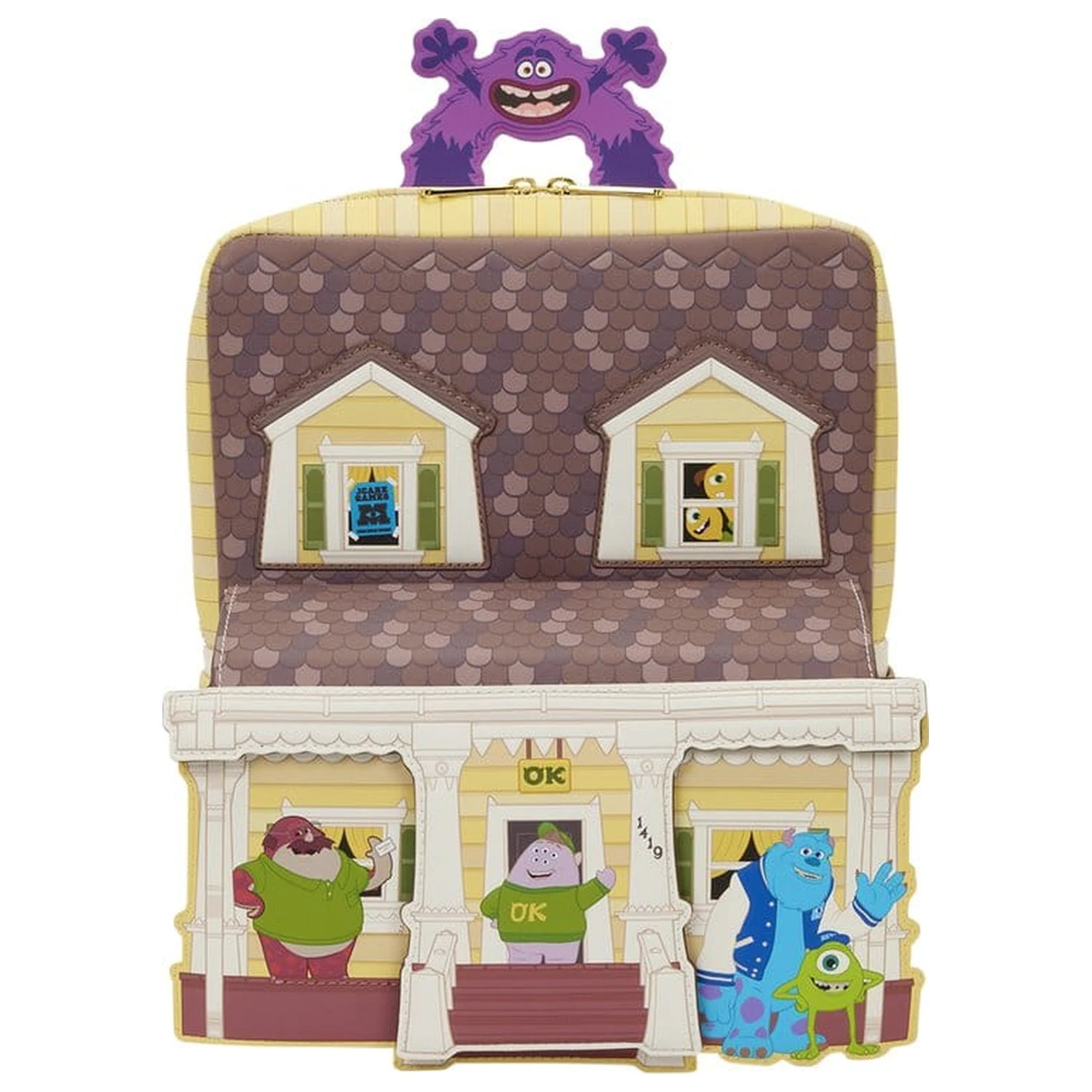 Monsters University Oozma Kappa House figuralni mini ruksak fotografija proizvoda