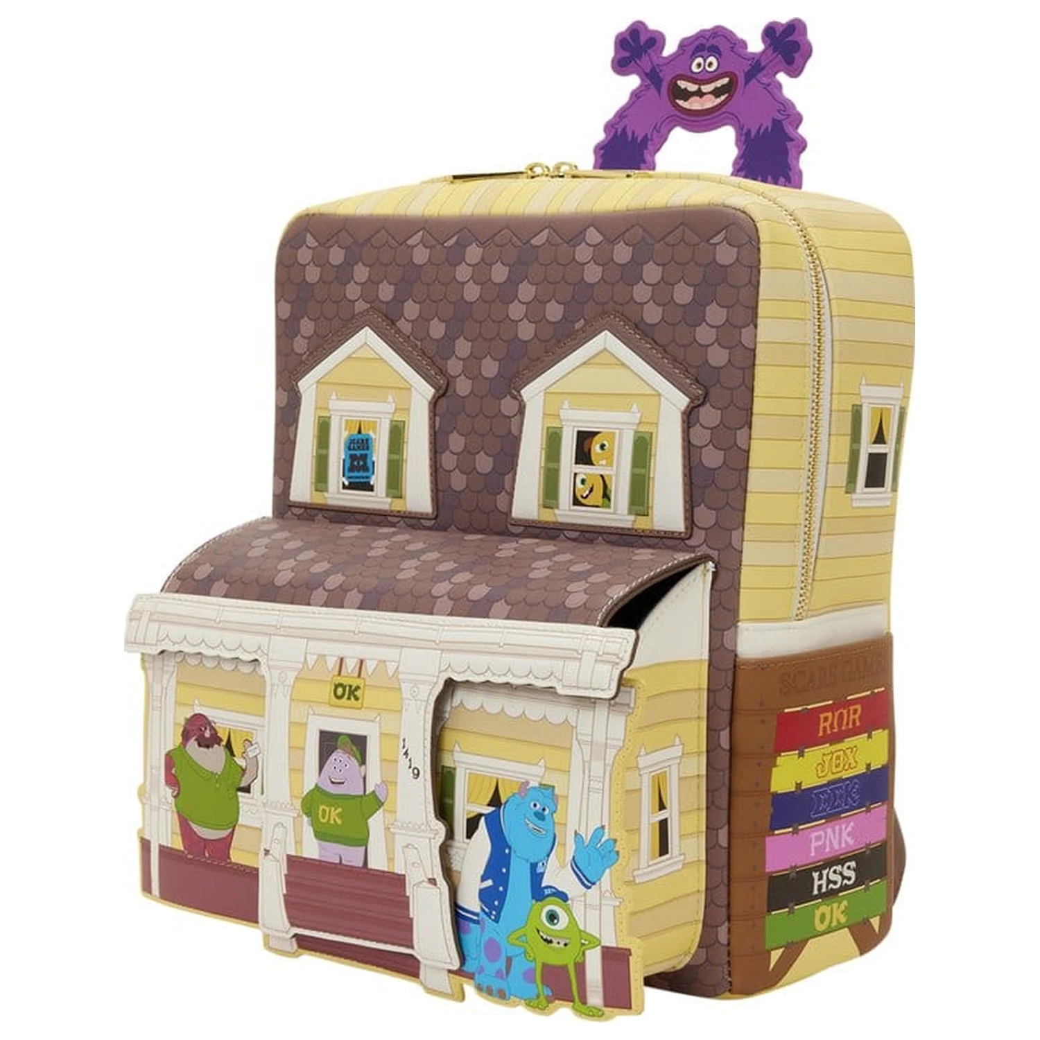 Monsters University Oozma Kappa House figuralni mini ruksak fotografija proizvoda