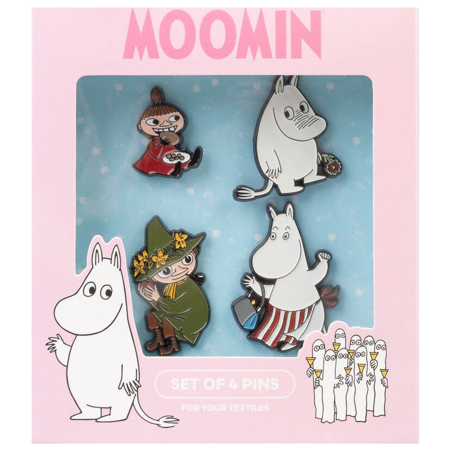 Moomin set od 4 pina fotografija proizvoda