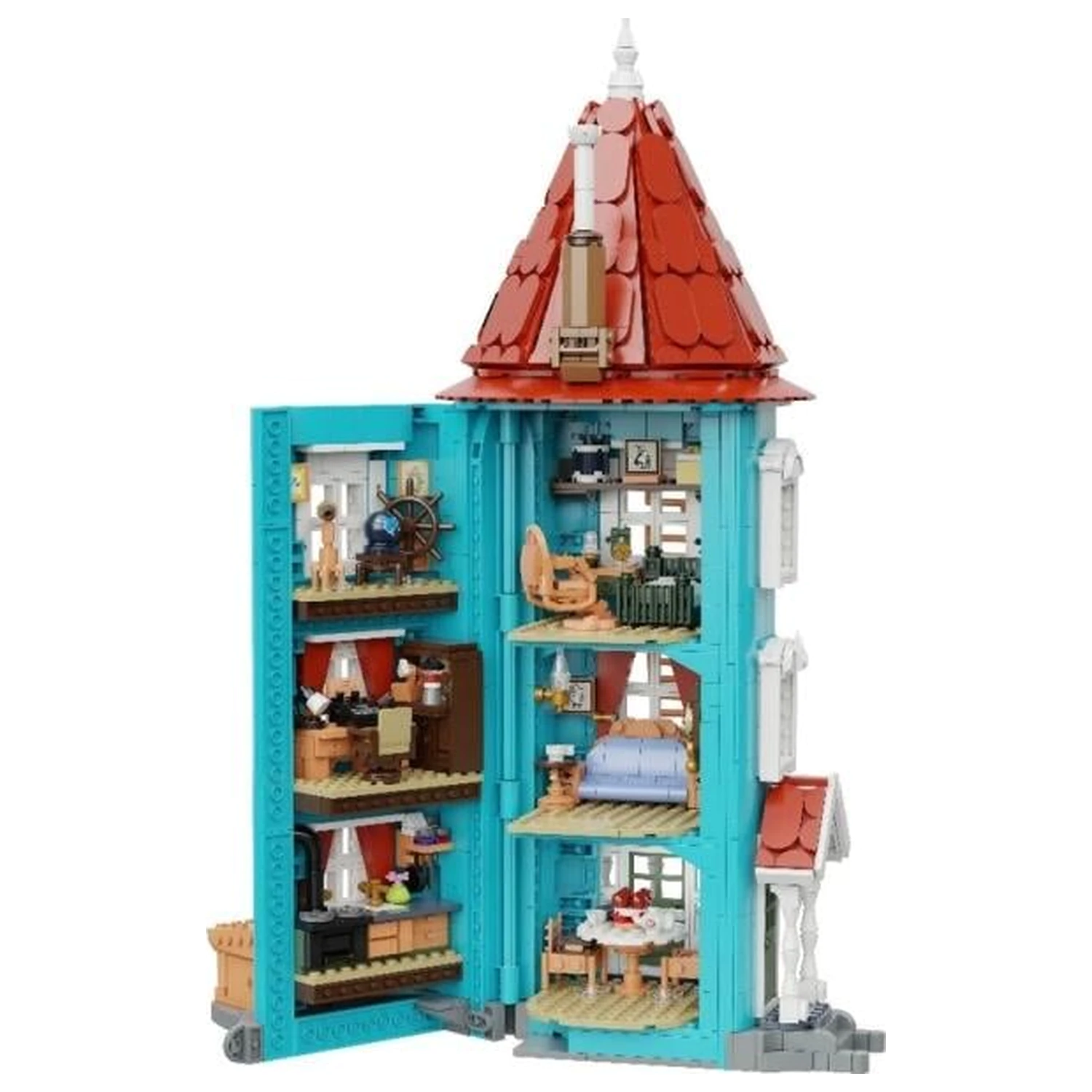 MOOMIN Moomin House kockice za građenje 1757 komada fotografija proizvoda
