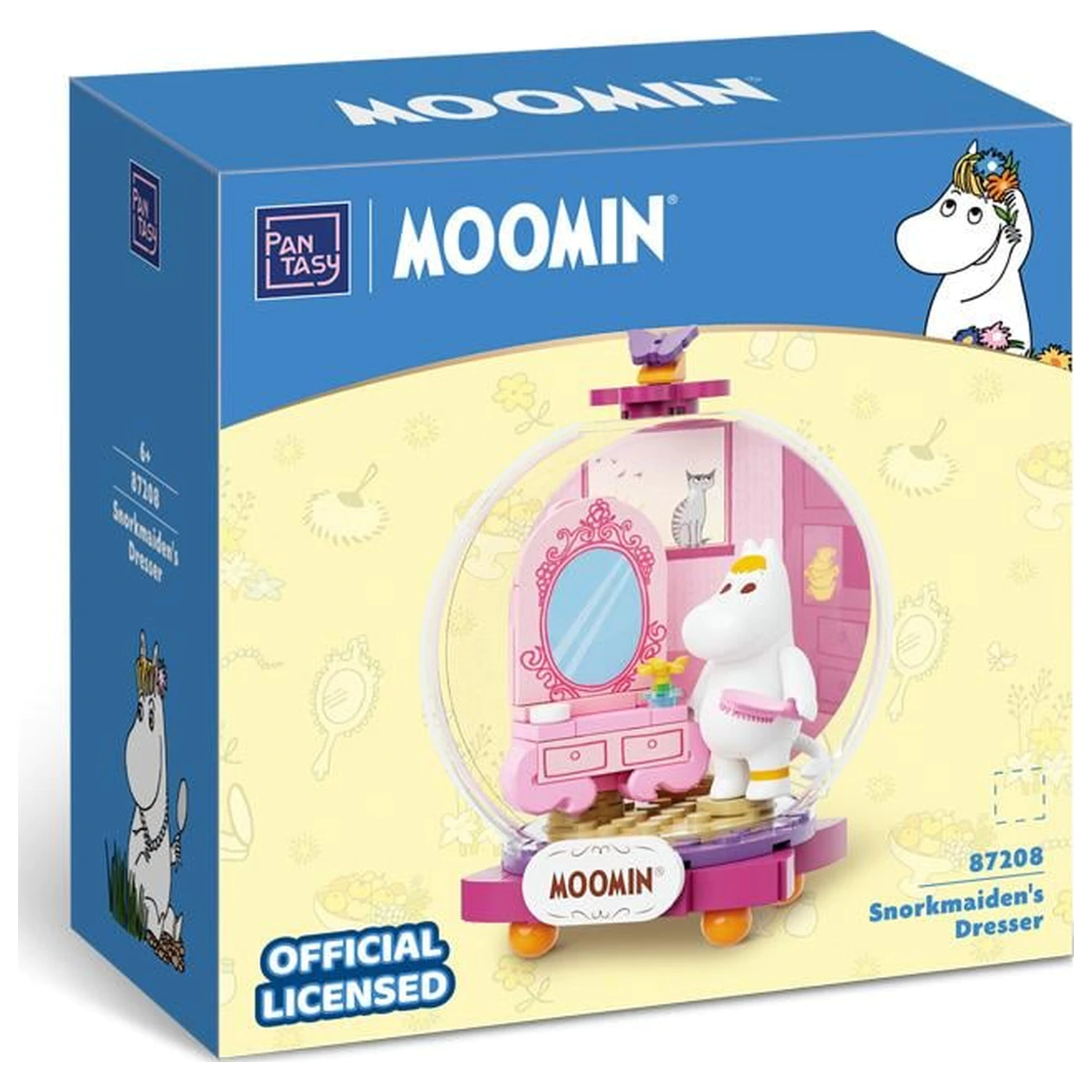 Moomin Snorkmaiden's Dresser Kocke za slaganje 84 komada fotografija proizvoda