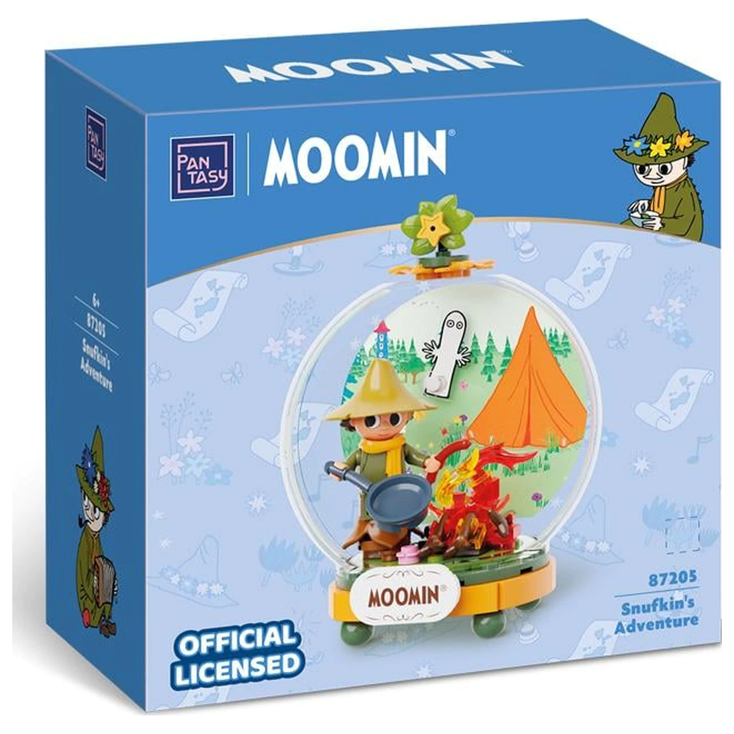 Moomin Snufkin's Adventure kockice za slaganje 86 komada fotografija proizvoda