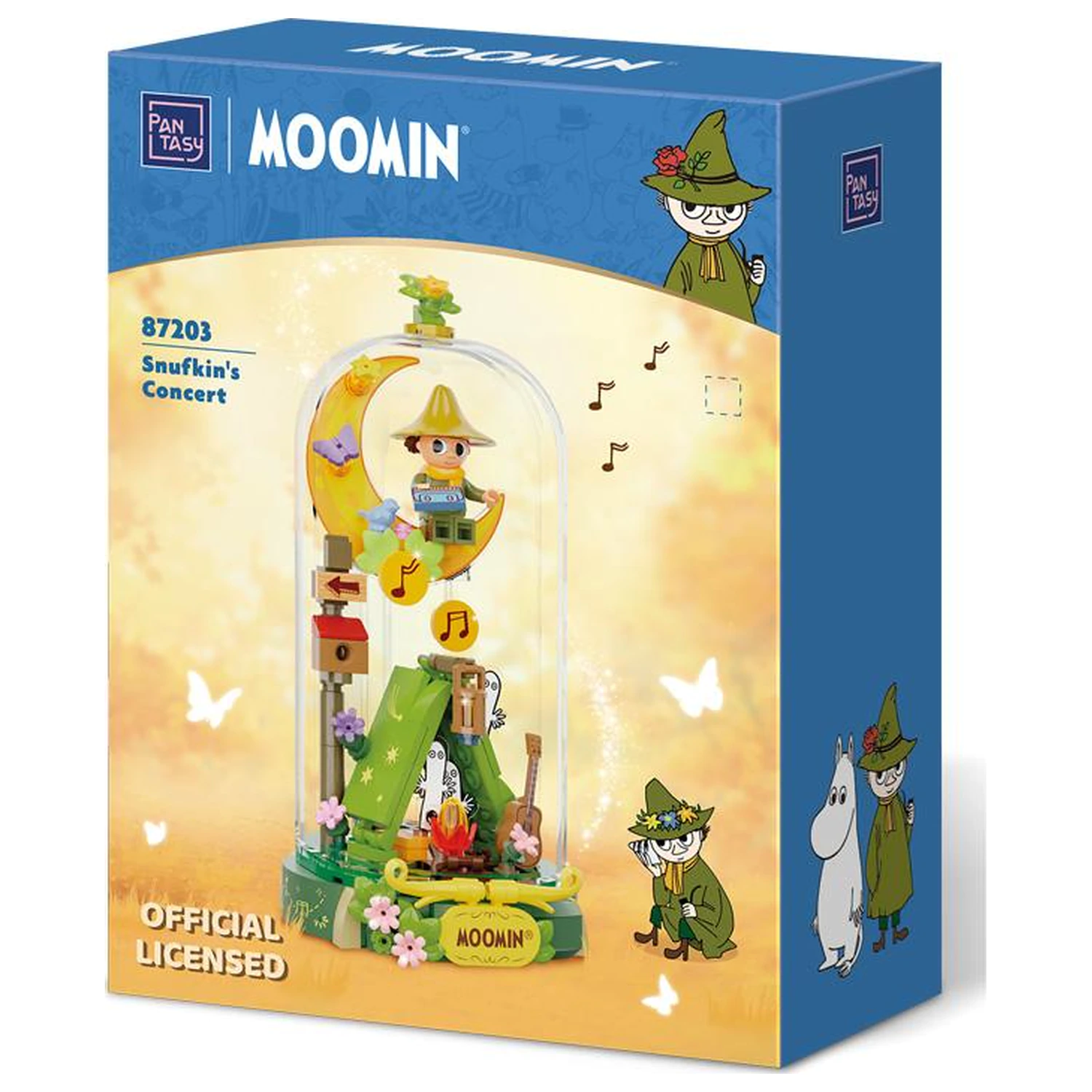Moomin Snufkin's Concert Kocke za slaganje 225 komada fotografija proizvoda
