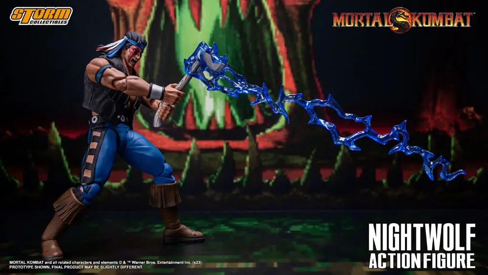 Mortal Kombat akcijska figura 1/12 Nightwolf 18 cm fotografija proizvoda