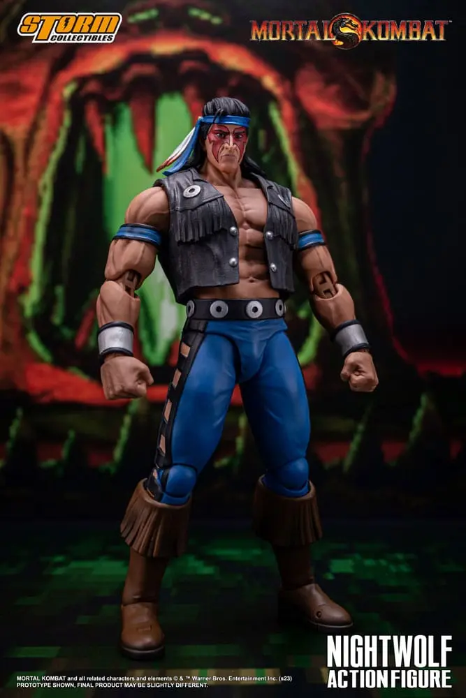 Mortal Kombat akcijska figura 1/12 Nightwolf 18 cm fotografija proizvoda