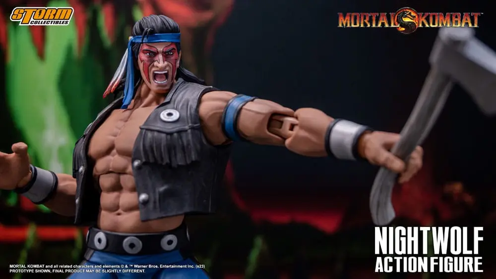 Mortal Kombat akcijska figura 1/12 Nightwolf 18 cm fotografija proizvoda