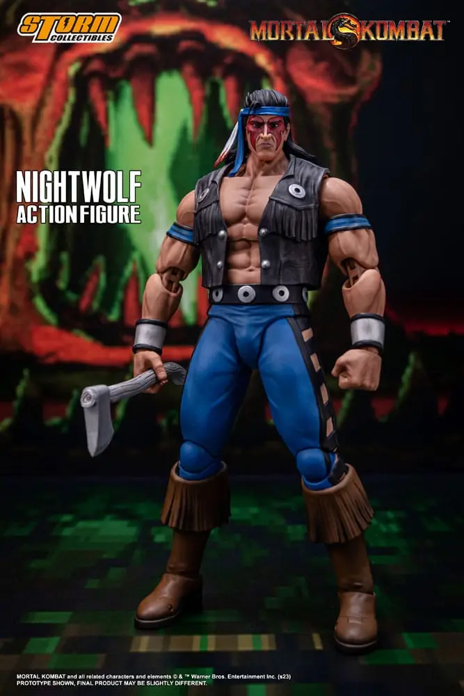 Mortal Kombat akcijska figura 1/12 Nightwolf 18 cm fotografija proizvoda