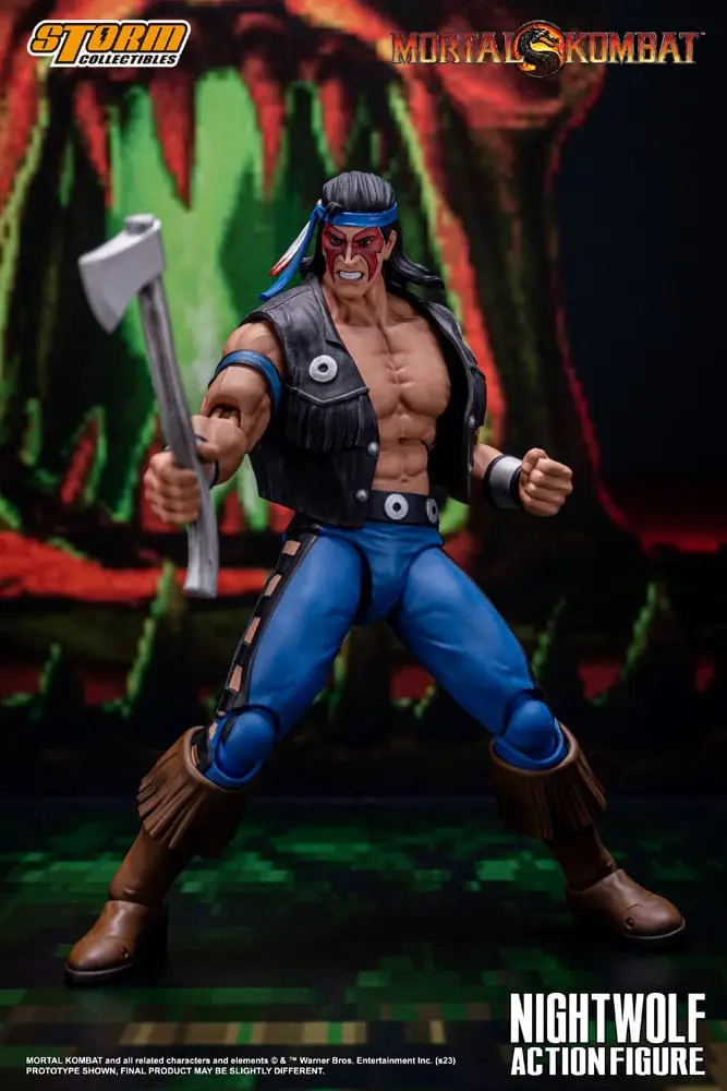 Mortal Kombat akcijska figura 1/12 Nightwolf 18 cm fotografija proizvoda