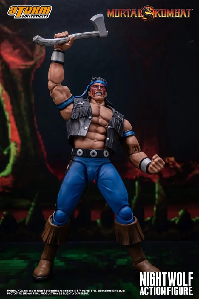 Mortal Kombat akcijska figura 1/12 Nightwolf 18 cm fotografija proizvoda