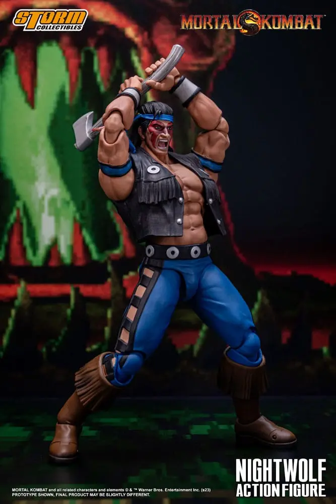 Mortal Kombat akcijska figura 1/12 Nightwolf 18 cm fotografija proizvoda