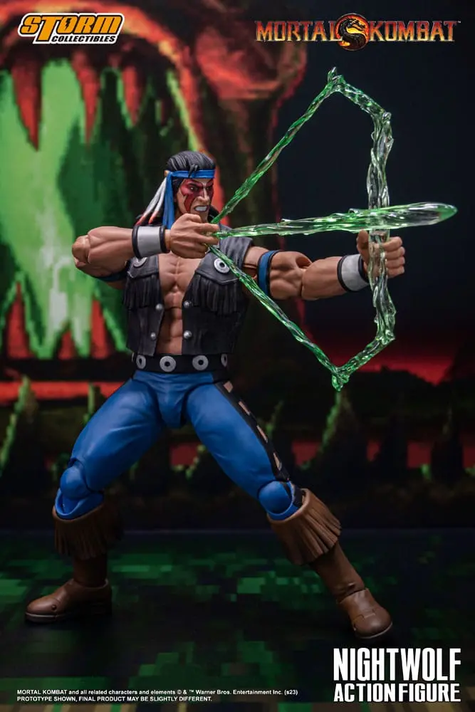 Mortal Kombat akcijska figura 1/12 Nightwolf 18 cm fotografija proizvoda