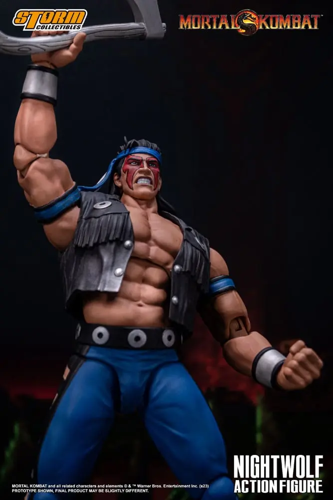 Mortal Kombat akcijska figura 1/12 Nightwolf 18 cm fotografija proizvoda