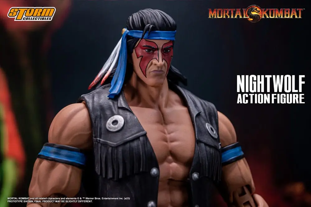 Mortal Kombat akcijska figura 1/12 Nightwolf 18 cm fotografija proizvoda