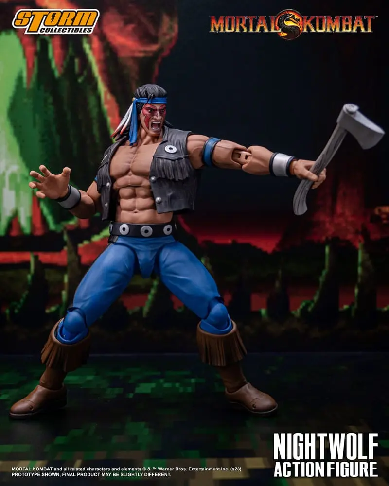 Mortal Kombat akcijska figura 1/12 Nightwolf 18 cm fotografija proizvoda