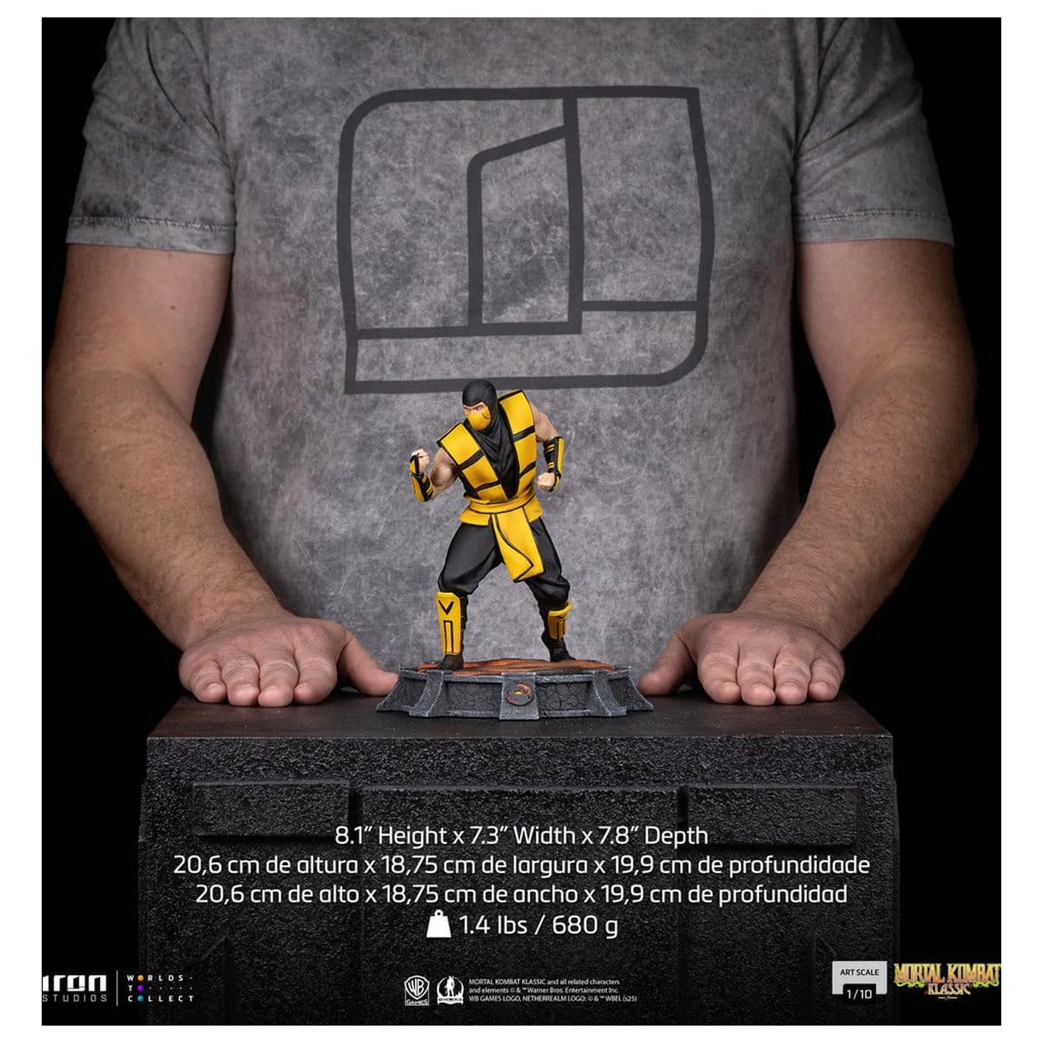 Mortal Kombat Art Scale Statua 1/10 Scorpion (Variant) 21 cm fotografija proizvoda