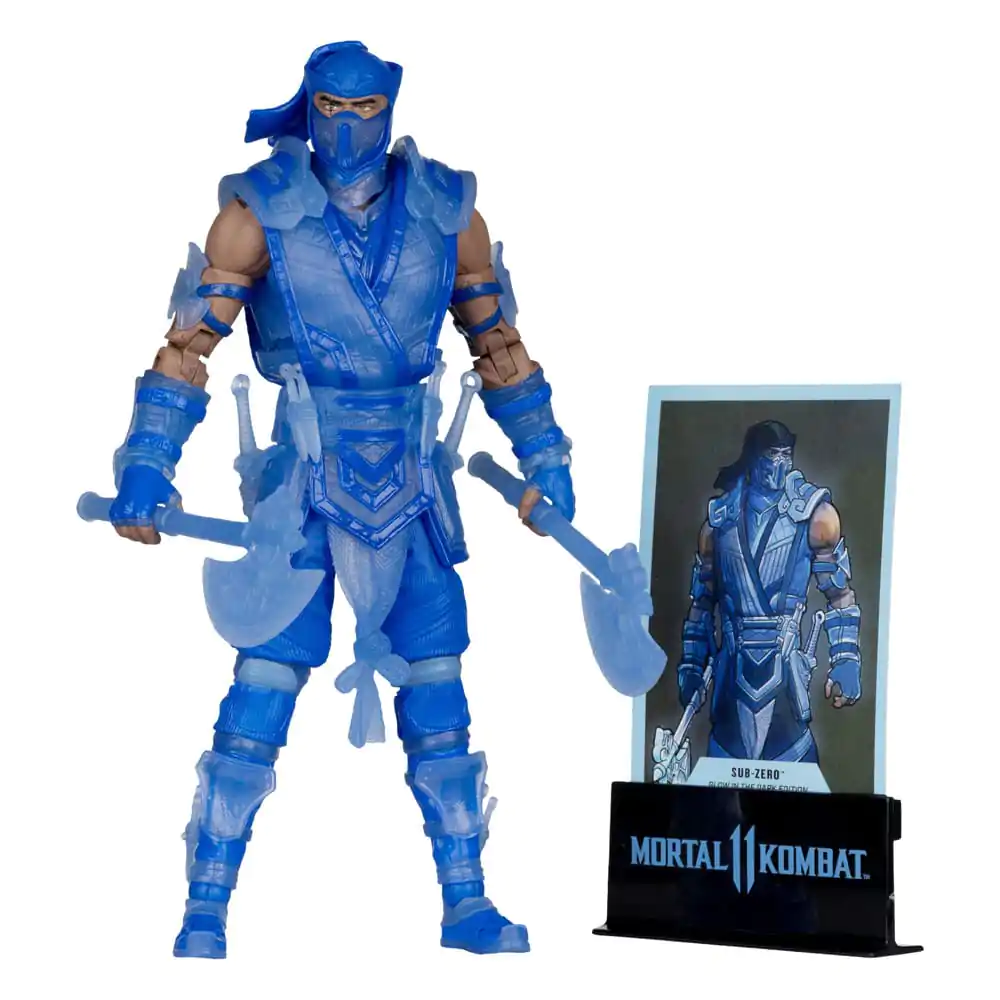 Mortal Kombat figura akcije Glow in the Dark Edition Sub-Zero (Gold Label) 18 cm fotografija proizvoda