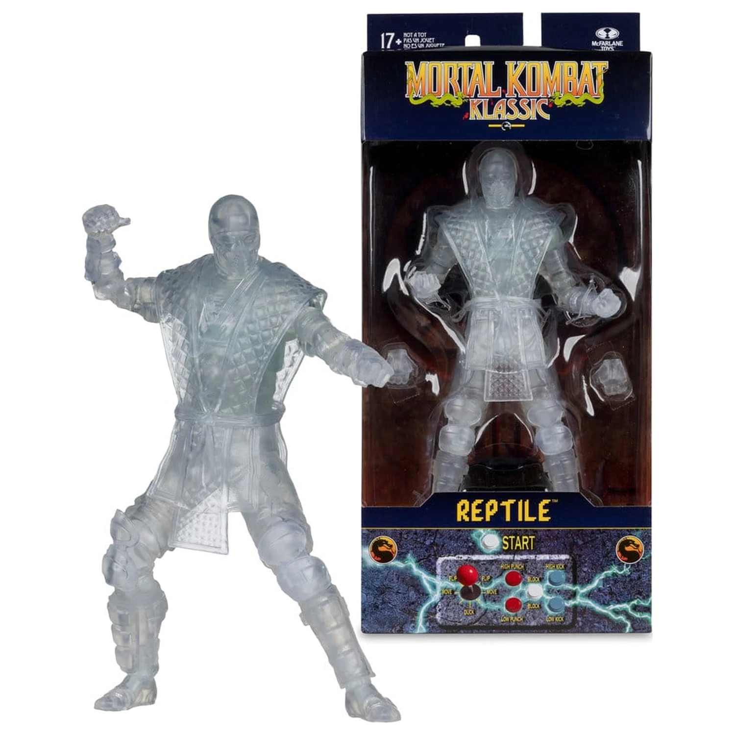 Mortal Kombat Klassic akcijska figura Reptile (Invisible) 18 cm fotografija proizvoda
