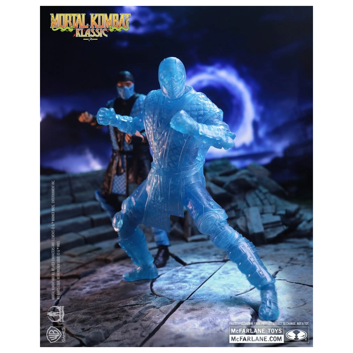 Mortal Kombat Klassic akcijska figura Sub-Zero (Ice Clone) 18 cm fotografija proizvoda