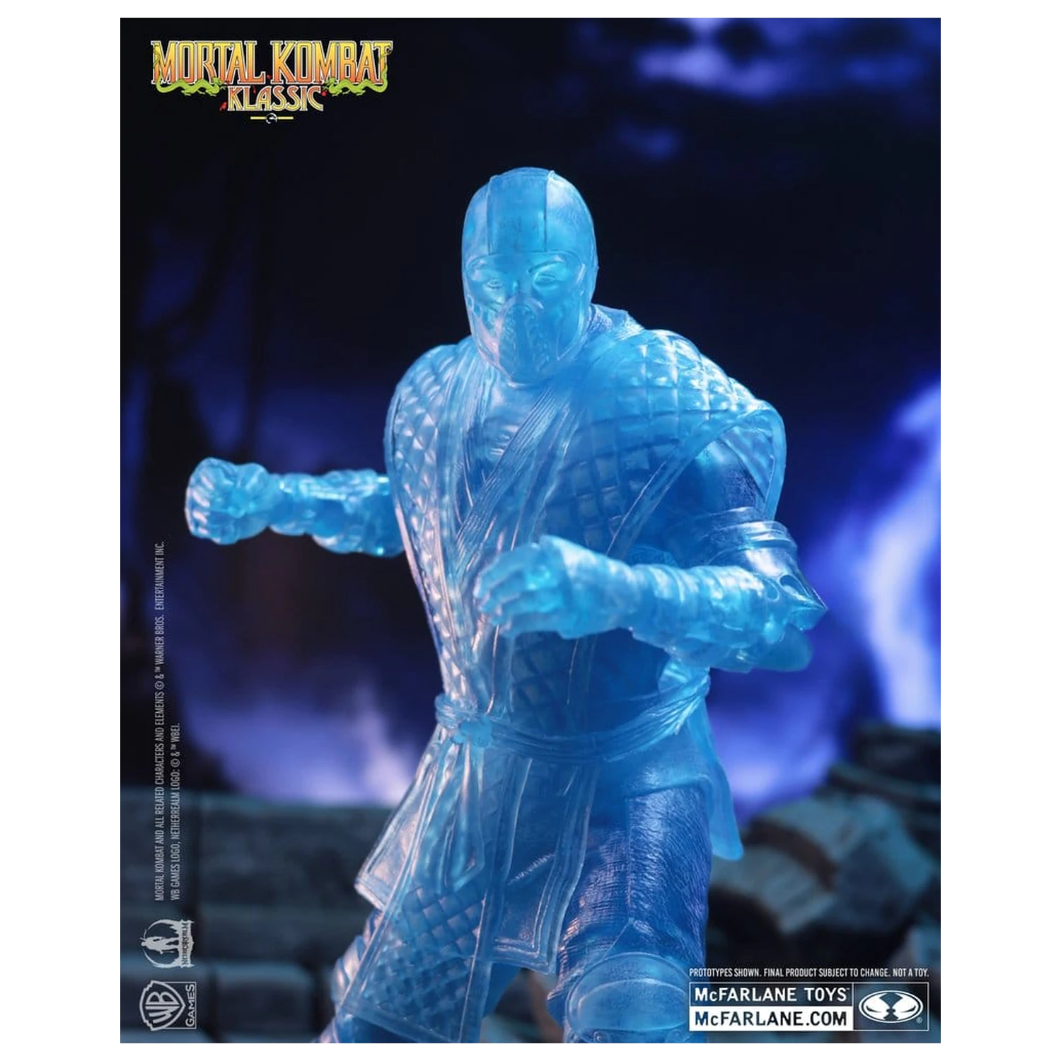 Mortal Kombat Klassic akcijska figura Sub-Zero (Ice Clone) 18 cm fotografija proizvoda