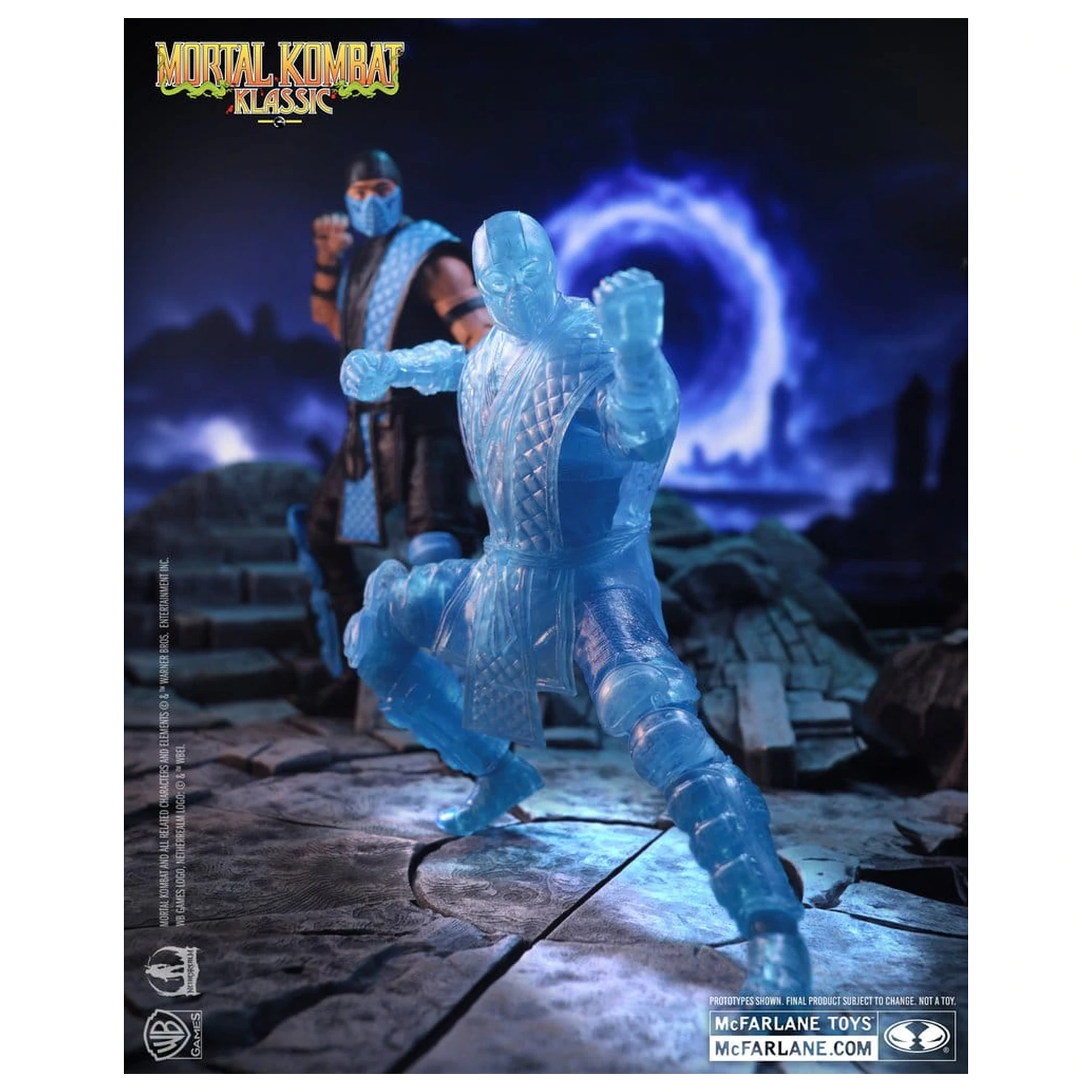 Mortal Kombat Klassic akcijska figura Sub-Zero (Ice Clone) 18 cm fotografija proizvoda