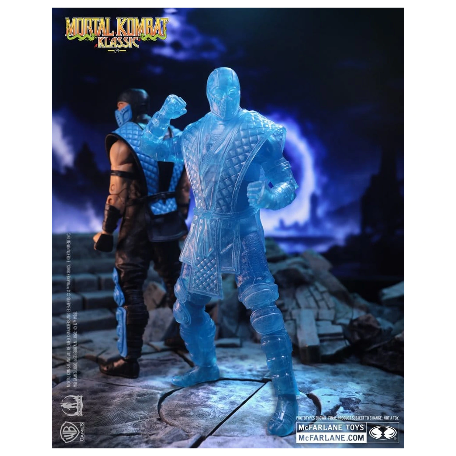 Mortal Kombat Klassic akcijska figura Sub-Zero (Ice Clone) 18 cm fotografija proizvoda