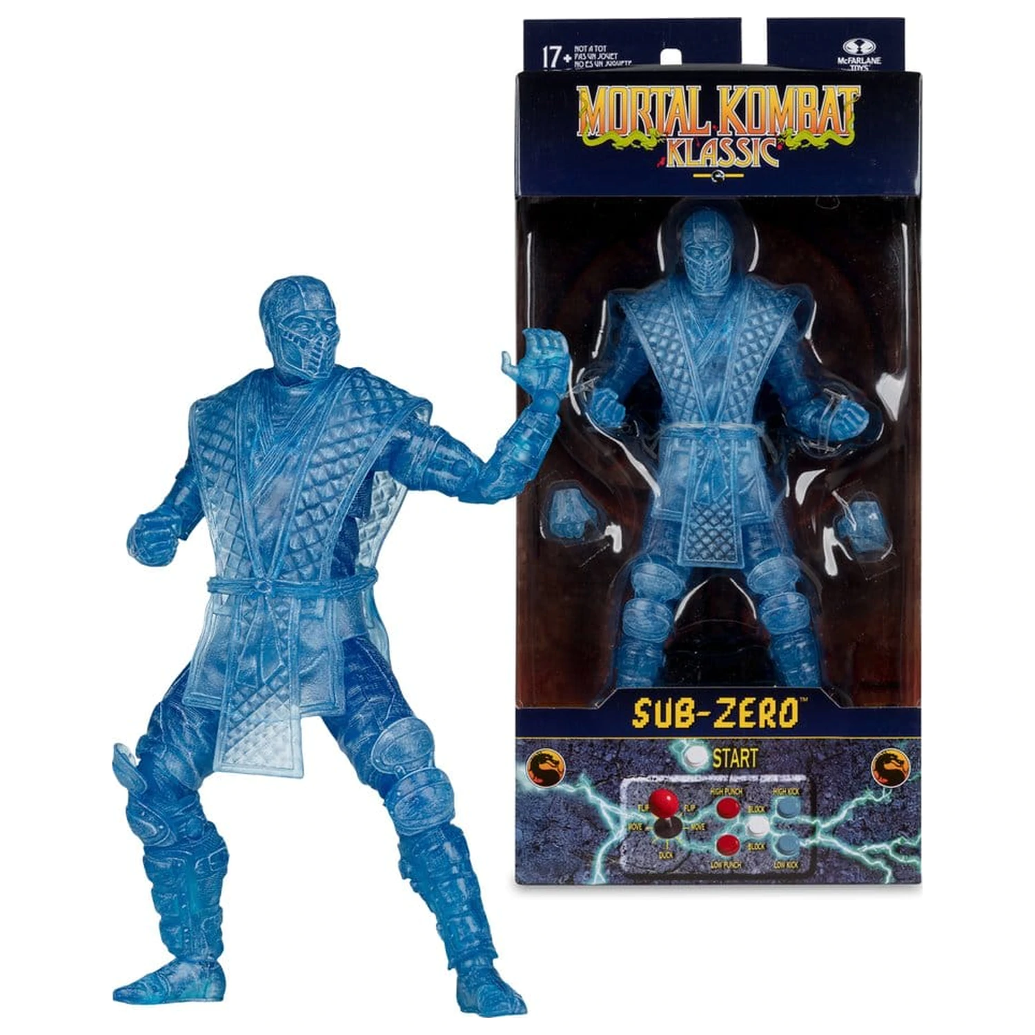 Mortal Kombat Klassic akcijska figura Sub-Zero (Ice Clone) 18 cm fotografija proizvoda