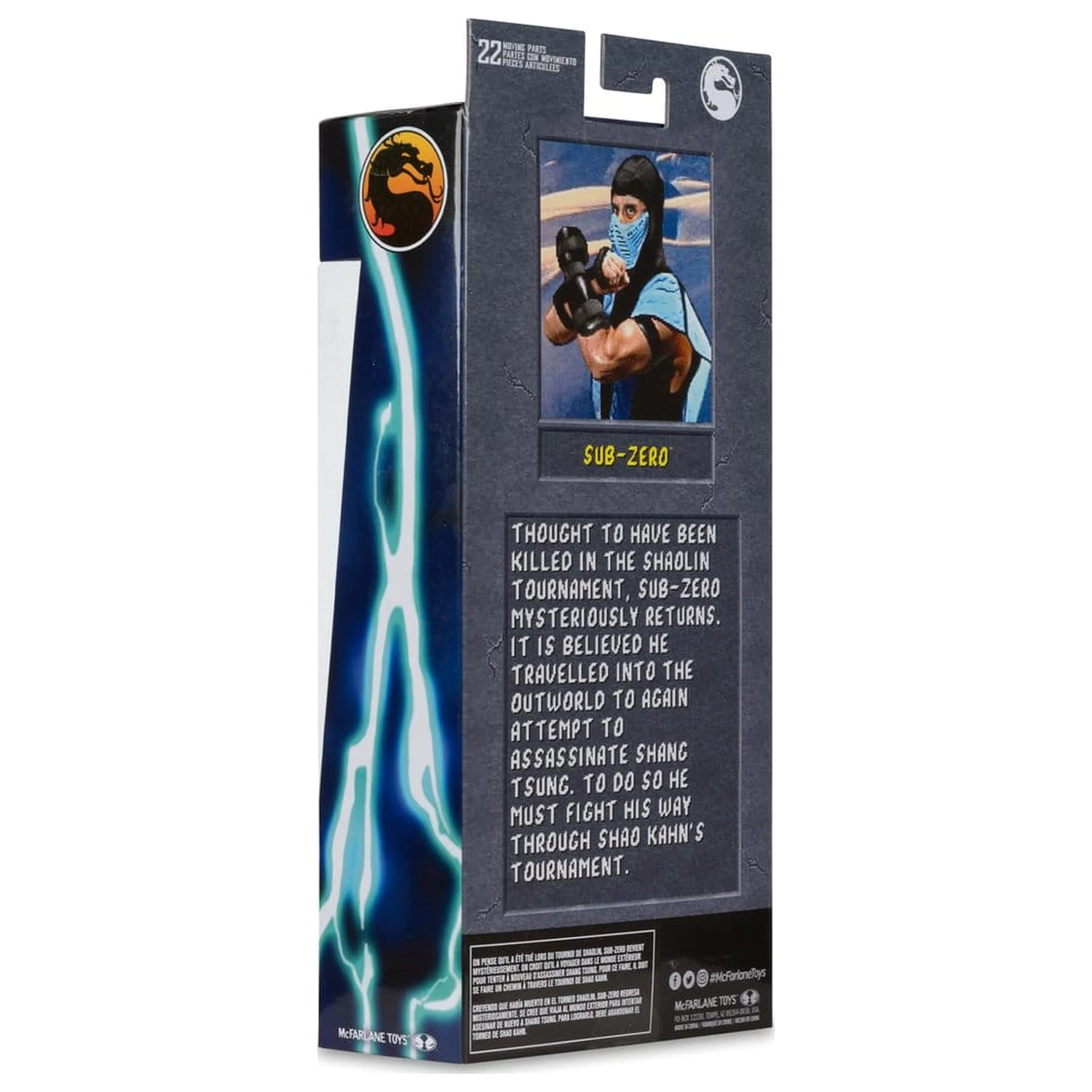 Mortal Kombat Klassic akcijska figura Sub-Zero (Ice Clone) 18 cm fotografija proizvoda