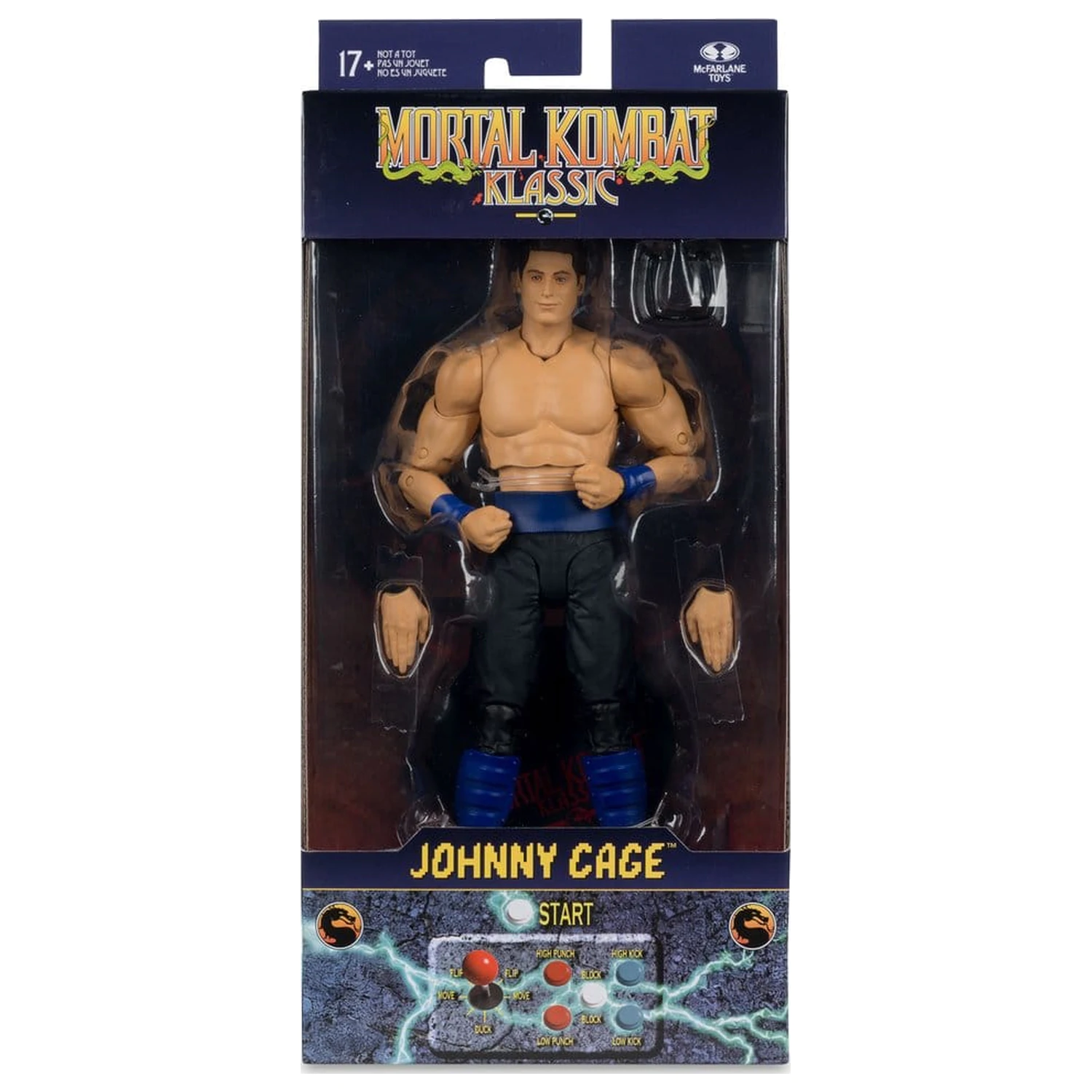 Mortal Kombat Klassics Action Figure Johnny Cage 19 cm fotografija proizvoda