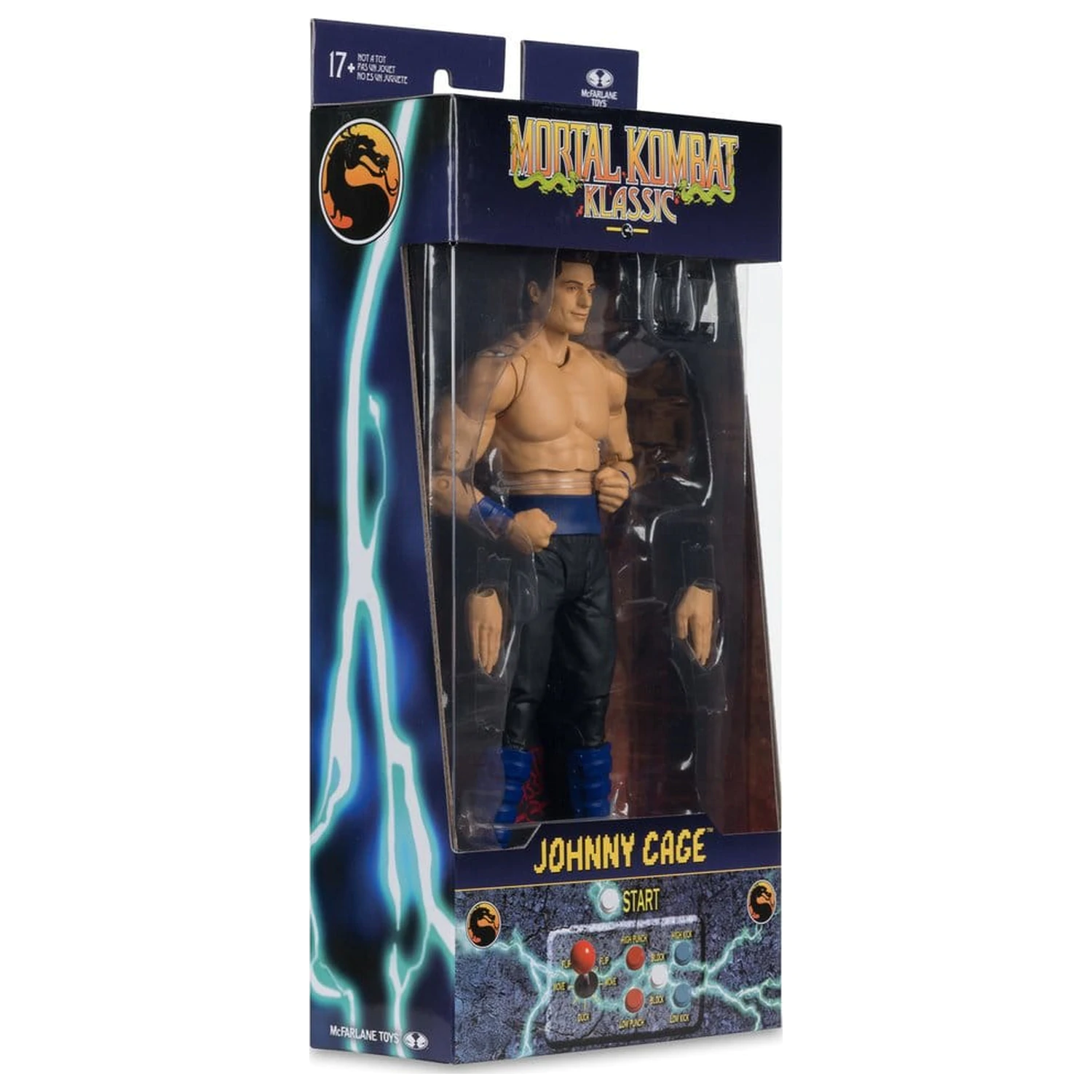 Mortal Kombat Klassics Action Figure Johnny Cage 19 cm fotografija proizvoda