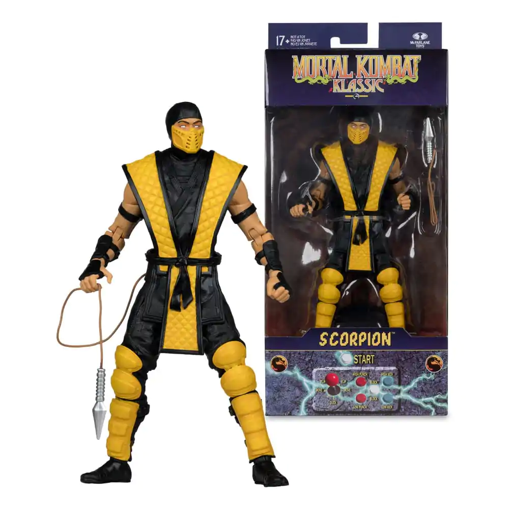 Mortal Kombat Klassics akcijska figura Scorpion 18 cm fotografija proizvoda