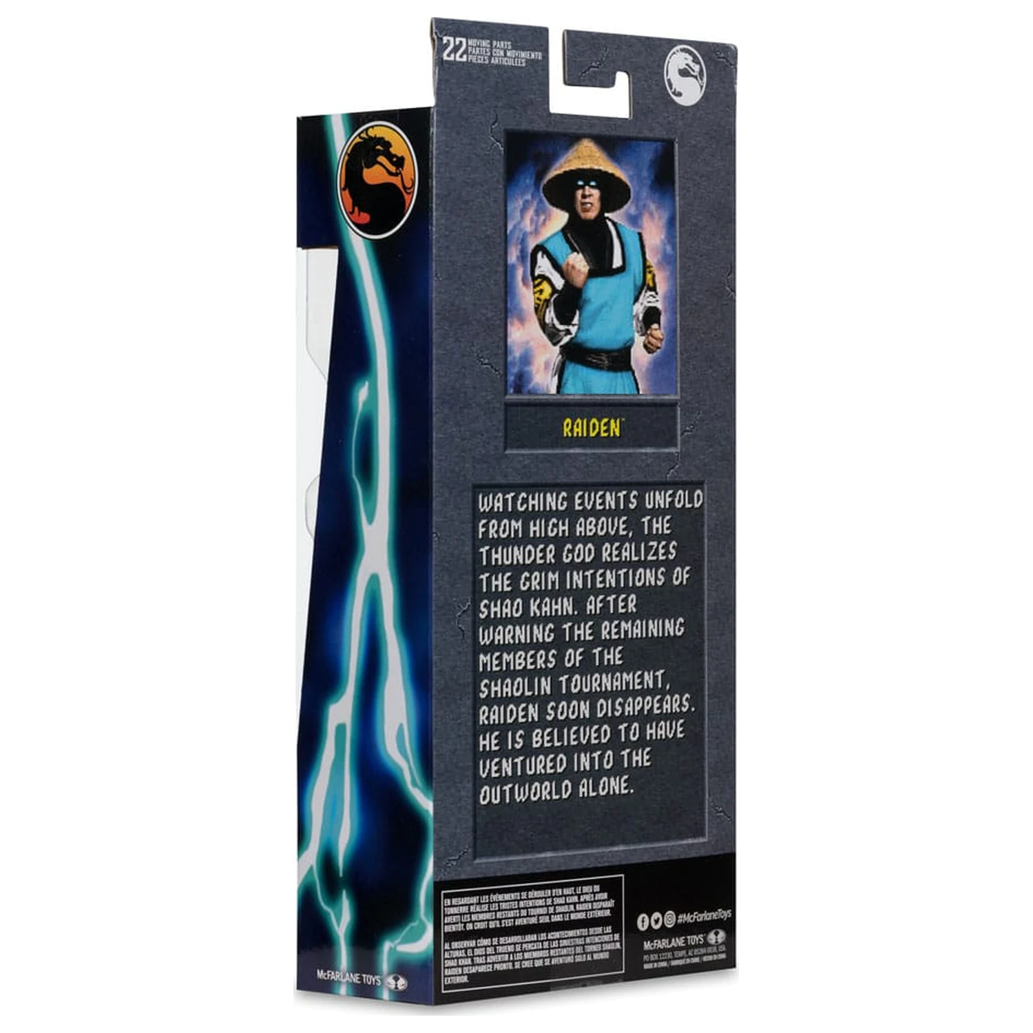 Mortal Kombat Klassiks akcijska figura Raiden 18 cm fotografija proizvoda