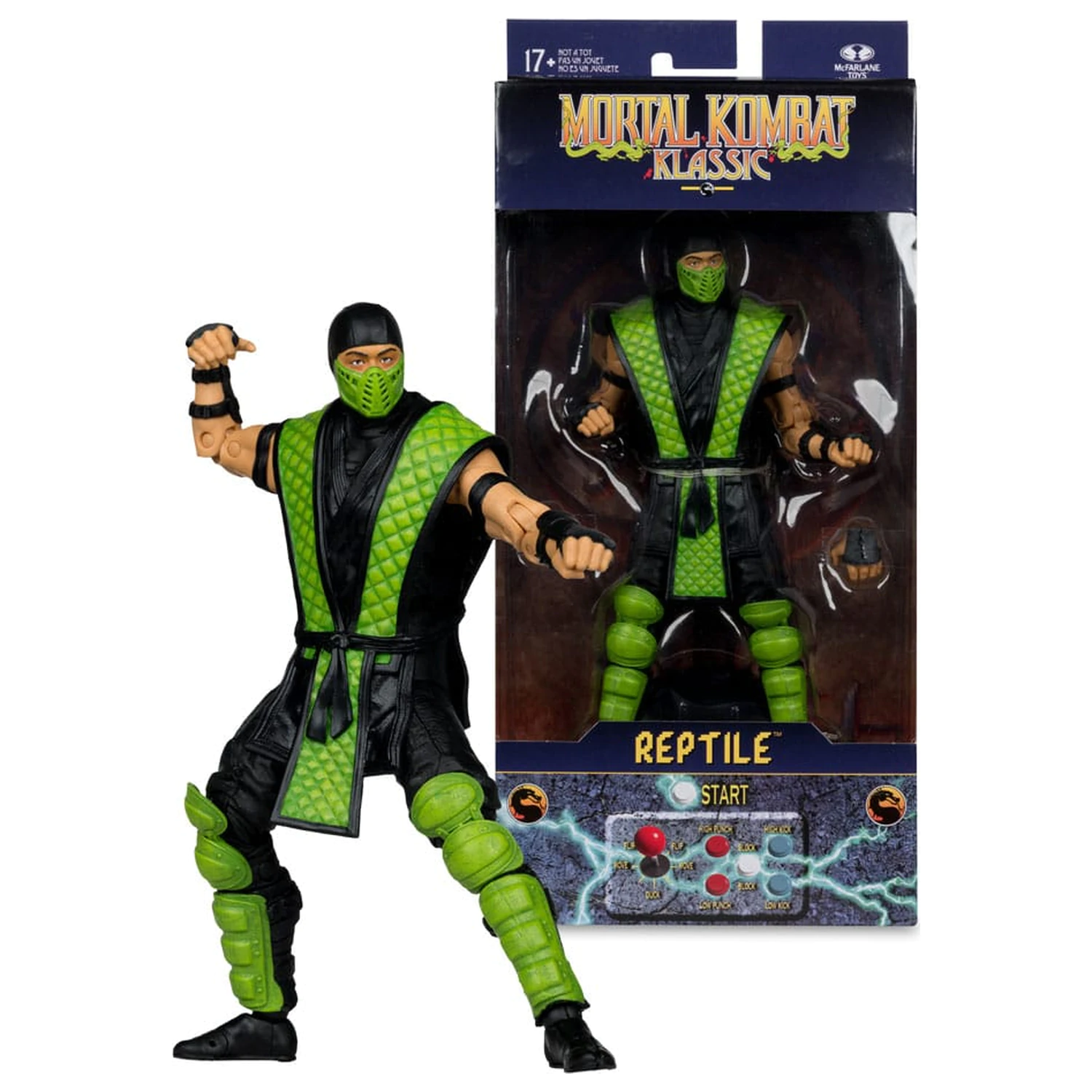 Mortal Kombat Klassiks Action figura Reptile 18 cm fotografija proizvoda