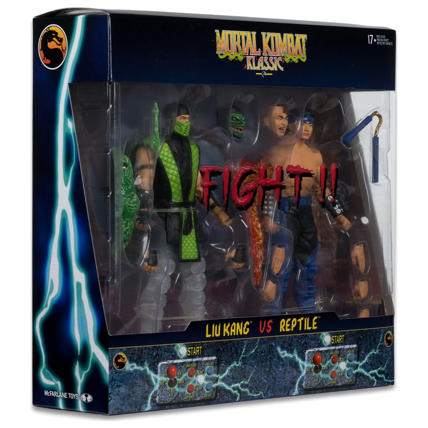 Mortal Kombat akcijska figura paket od 2 komada Liu Kang vs. Reptile (Klassics) 18 cm fotografija proizvoda