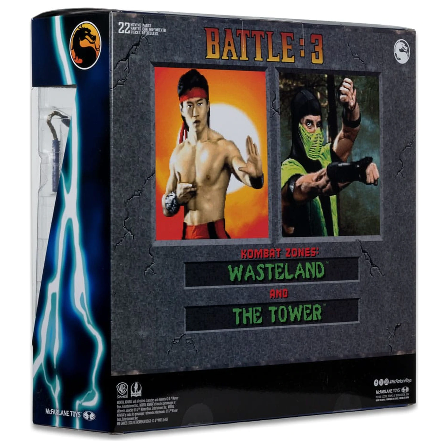 Mortal Kombat akcijska figura paket od 2 komada Liu Kang vs. Reptile (Klassics) 18 cm fotografija proizvoda
