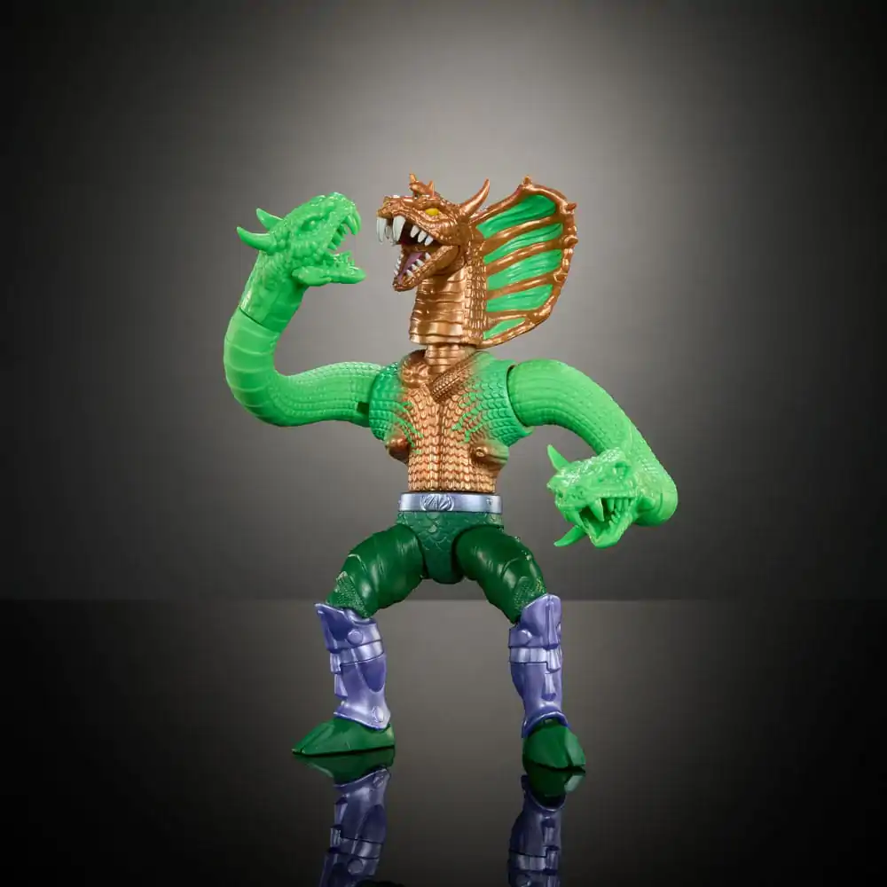 MOTU x TMNT: Turtles of Grayskull Deluxe akcijska figura King Hiss 14 cm fotografija proizvoda