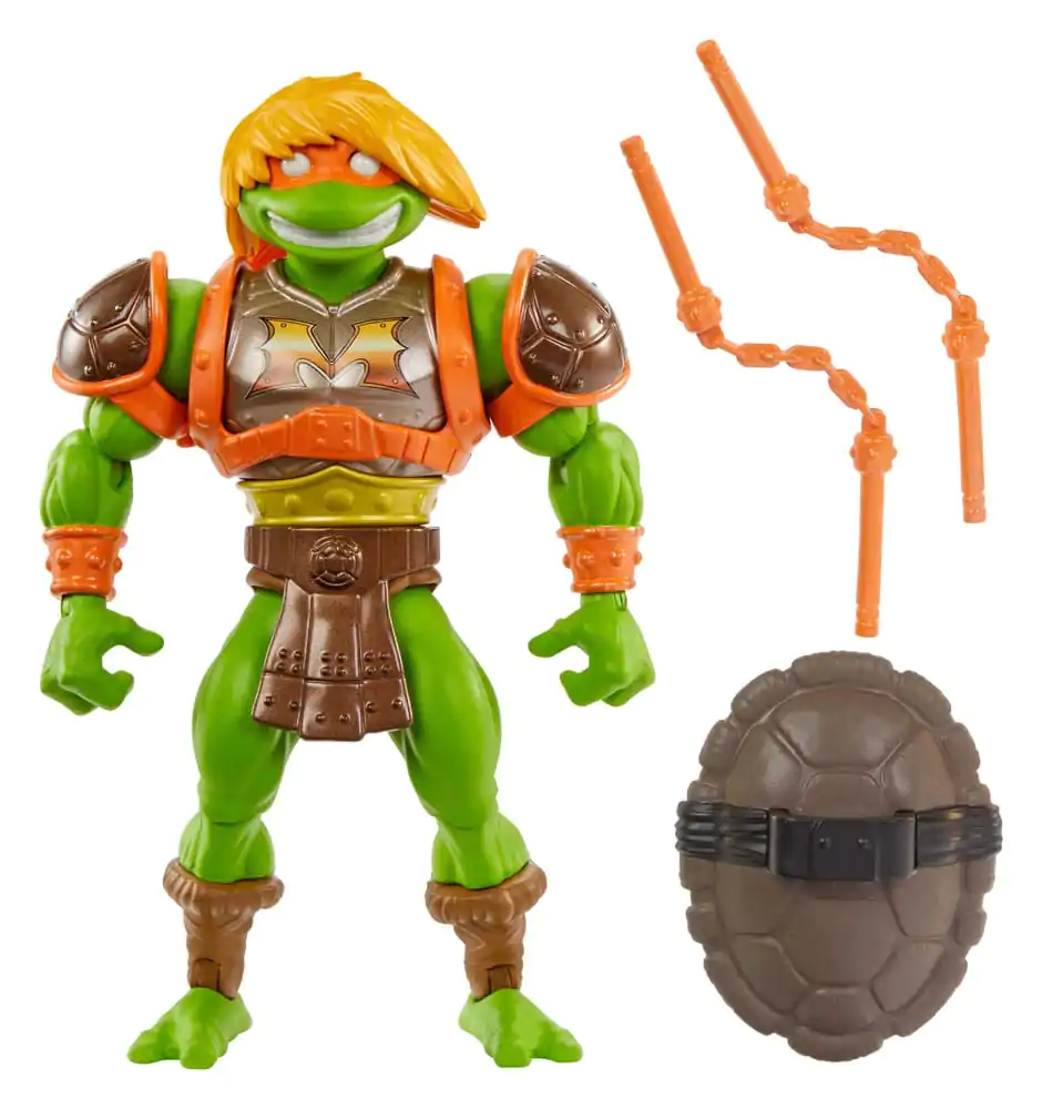 MOTU x TMNT: Turtles of Grayskull akcijska figura Michelangelo 14 cm fotografija proizvoda