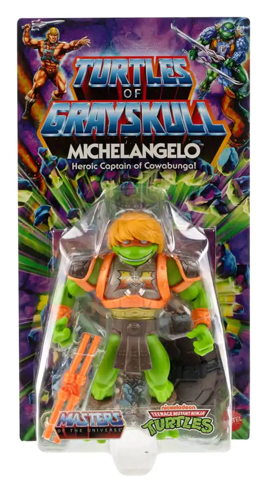 MOTU x TMNT: Turtles of Grayskull akcijska figura Michelangelo 14 cm fotografija proizvoda