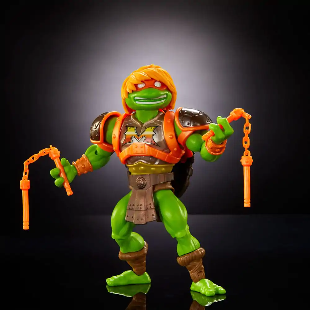 MOTU x TMNT: Turtles of Grayskull akcijska figura Michelangelo 14 cm fotografija proizvoda