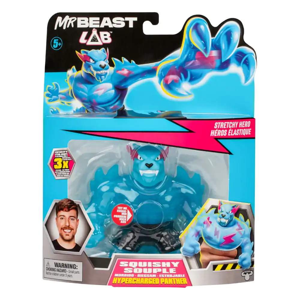 Mr. Beast Lab Goo Jit Zu Rastezljiva figura Hypercharged Panther 11 cm fotografija proizvoda