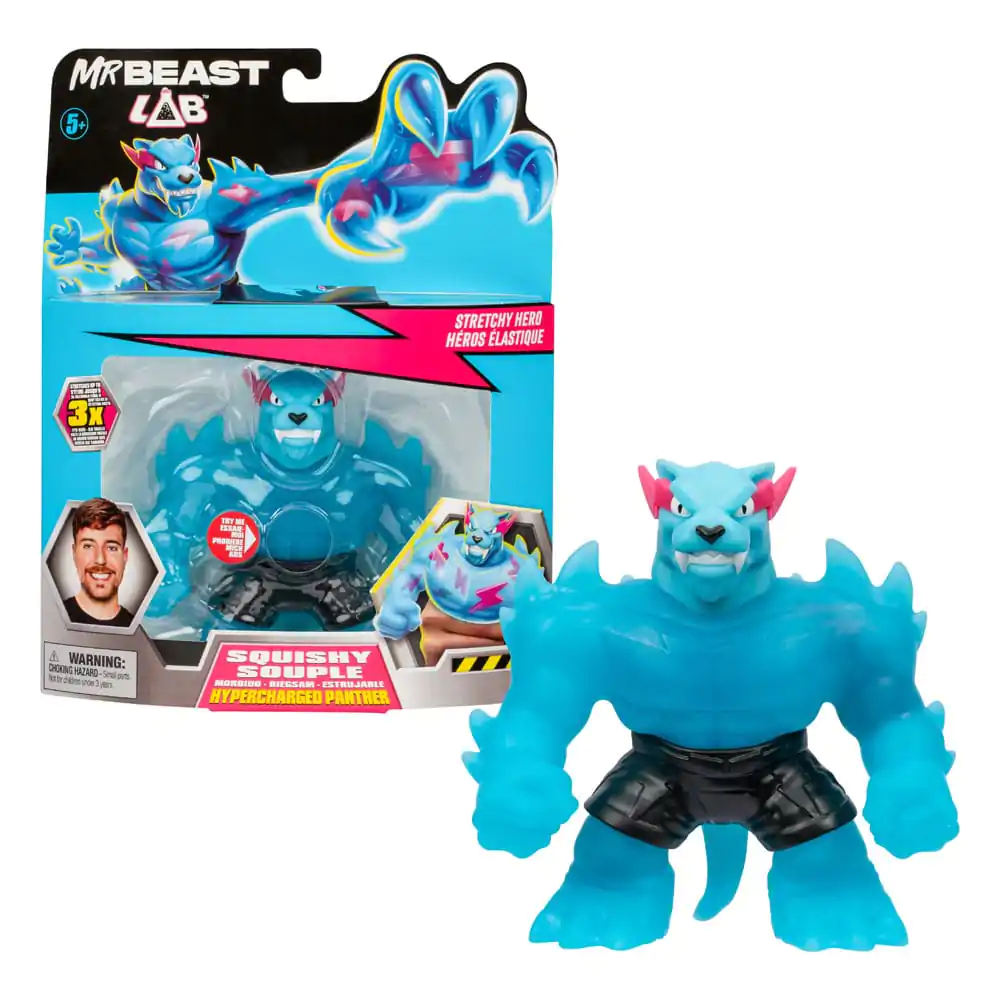 Mr. Beast Lab Goo Jit Zu Rastezljiva figura Hypercharged Panther 11 cm fotografija proizvoda