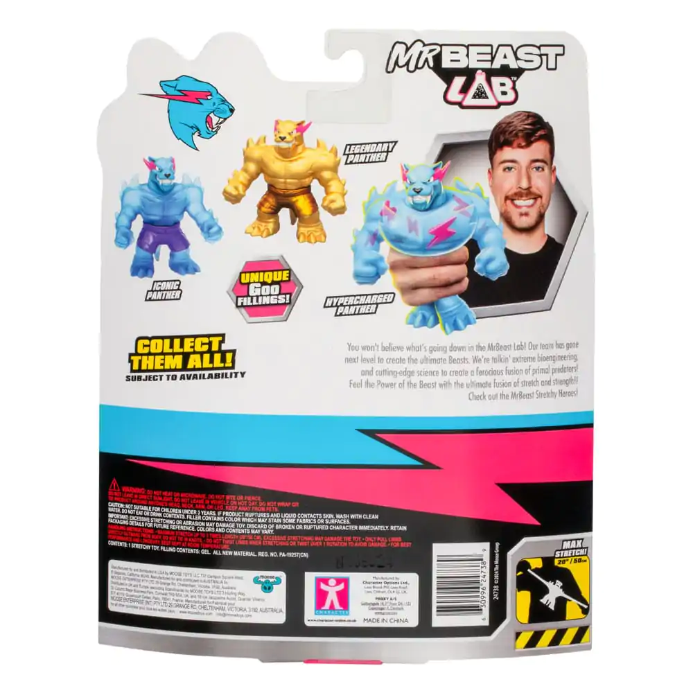Mr. Beast Lab Goo Jit Zu Rastezljiva figura Legendary Panther 11 cm fotografija proizvoda