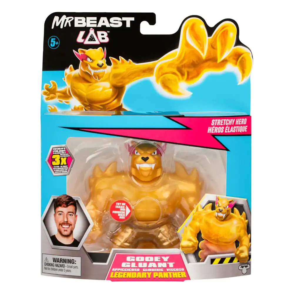 Mr. Beast Lab Goo Jit Zu Rastezljiva figura Legendary Panther 11 cm fotografija proizvoda